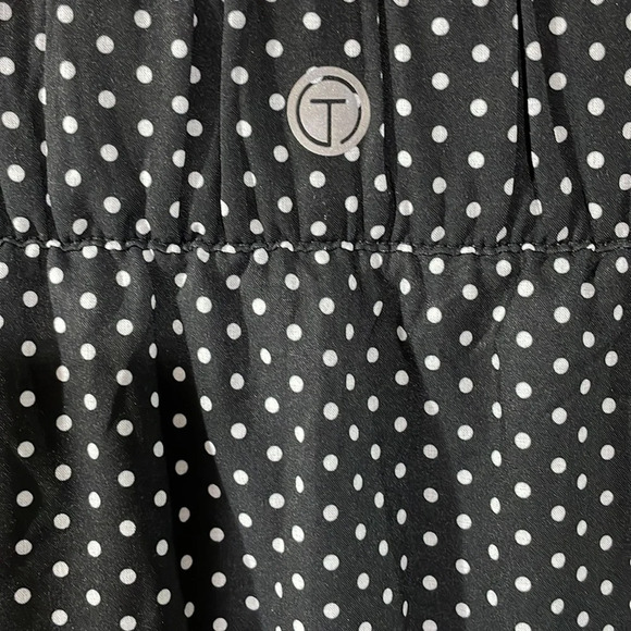 T by Talbots Pull On Athletic Skort Black and White Polka Dot M - Picture 5 of 13